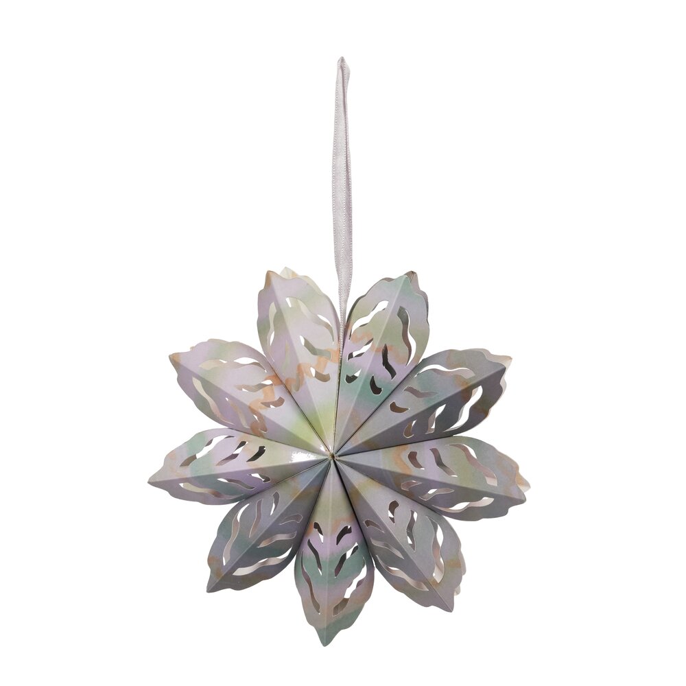 Snefnug papirophæng - H15 cm.